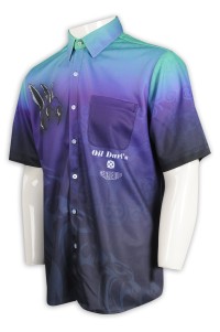 T934 custom-made sublimation shirt full-piece printing Sublimation garment factory
